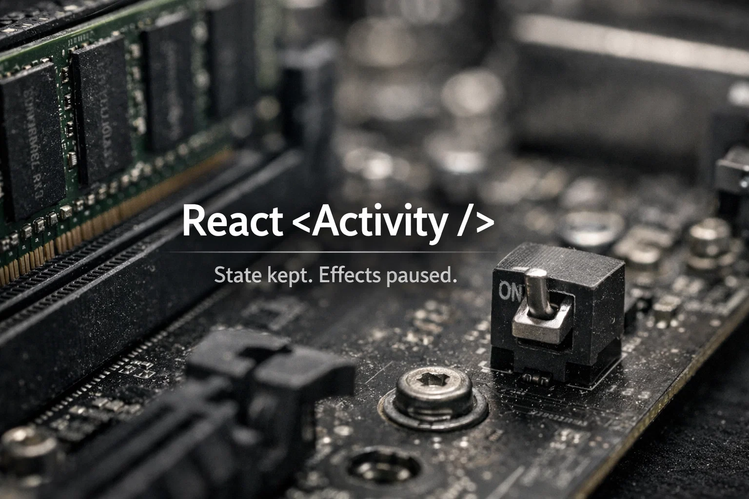 React <Activity /> deep dive: zadrži state, pauziraj Effects, render u pozadini — praktični obrasci, stvarni edge caseovi i rollout checklist